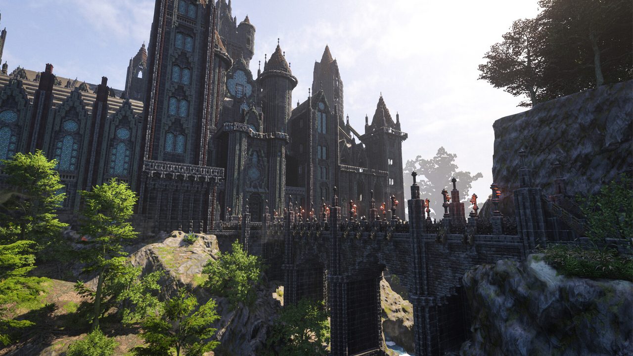 A ruined castle in Enshrouded