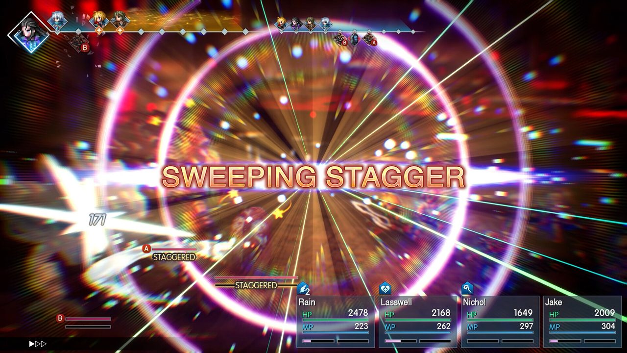 Sweeping Stagger in Final Fantasy Resonance